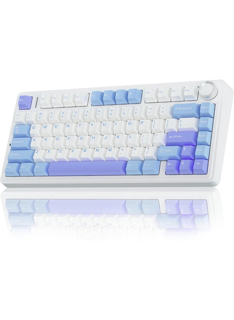 أولا F75 ميكانيكية لوحة المفاتيح حصاد التبديل 75٪ الساخنة مبادلة الألعاب لوحة المفاتيح بلوتوث / لاسلكي / USB-C - Image 1