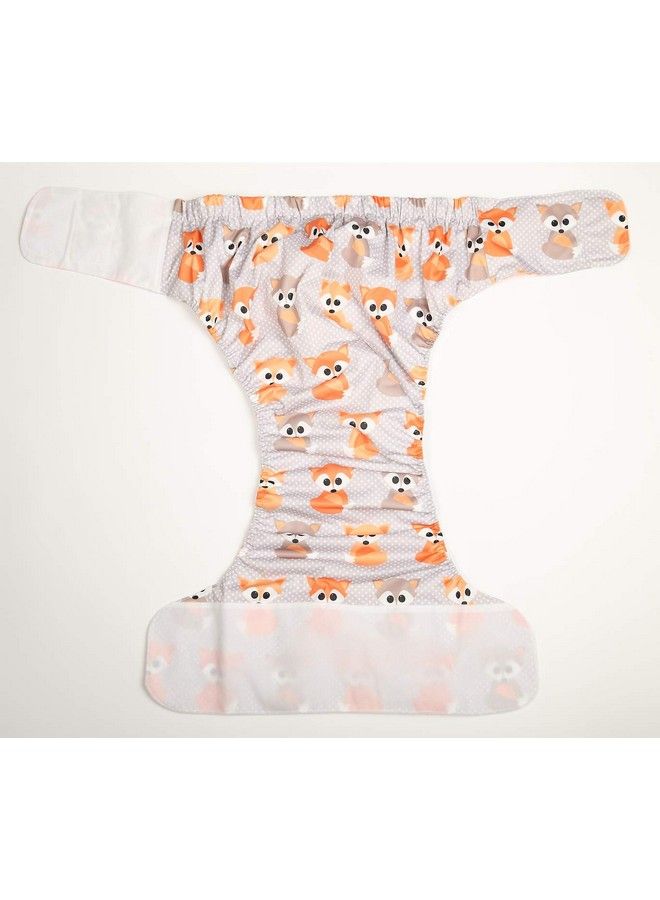 Sigzagor Adult Cloth Diaper Nappy Reusable Washable For Disability Hook And Loop (Baby Fox (Large 26In To 50In)) - Image 4