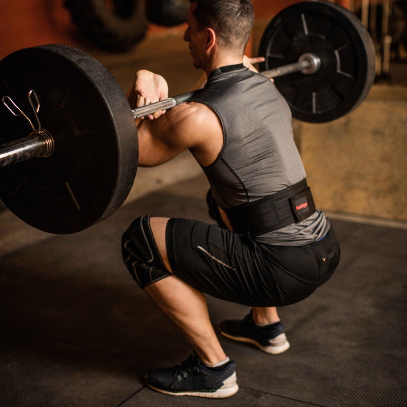 Harbinger 360890 4-Inch Nylon Weightlifting Belt, Medium,Black - Image 2