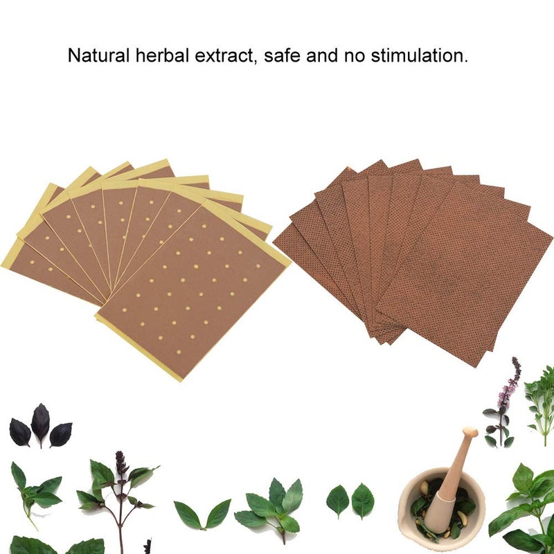 comfrt 48pcs Herbal Patch Backache Neck Stress Relieving Plasters for Back Shoulder Leg Arm - Image 2