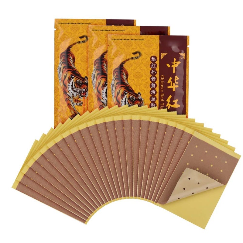 comfrt 48pcs Herbal Patch Backache Neck Stress Relieving Plasters for Back Shoulder Leg Arm - Image 1