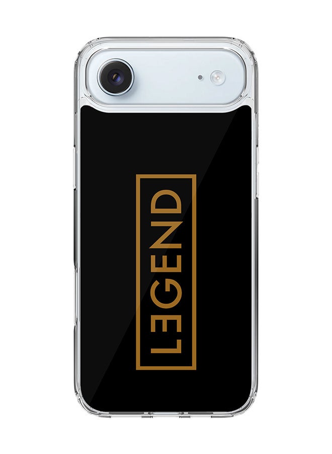 Stylizedd Classic Clear MagSafe Case for iPhone 17 Air , Hybrid Soft Case Flexible Edges Anti Drop TPU PC Gel Thin Transparent Cover [ Designed for iPhone 17 Air ] - Legend
