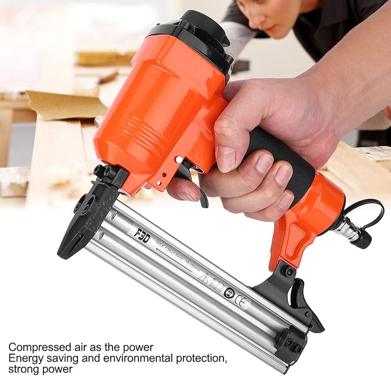 Industrial Grade Cast Steel Pneumatic Brad Nailer F30 Straight Nail Gun Stapler - Image 4