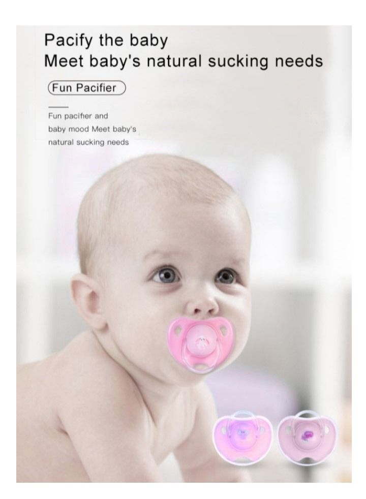 لوكو 2 لهاية و سلسلة مشبك لهاية الأطفال مصنوعة من السيليكون ومزينة بخرز خشبي - Image 4