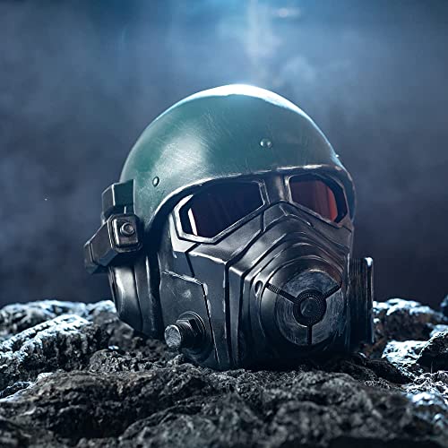 Xcoser Nexthops Veteran Ranger Riot Armor 4 Cosplay Helmet Mask in Resin Full Head with Red PVC Lenses on the Eyes Hallo - Image 5