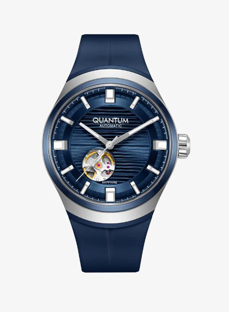 كوانتوم Men's Silicone Analog Watch QMG1203.999 - 43 mm