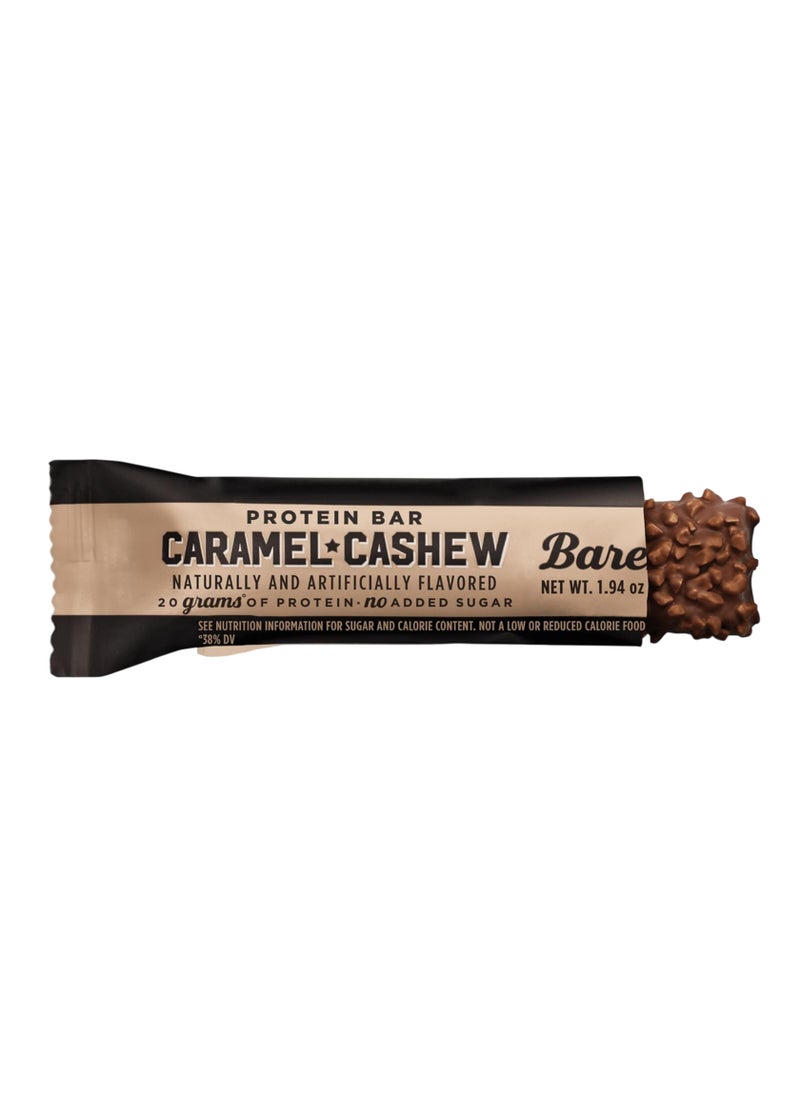 Barebells Caramel Cashew Protein Bar 55g (20g Protein) - Image 1
