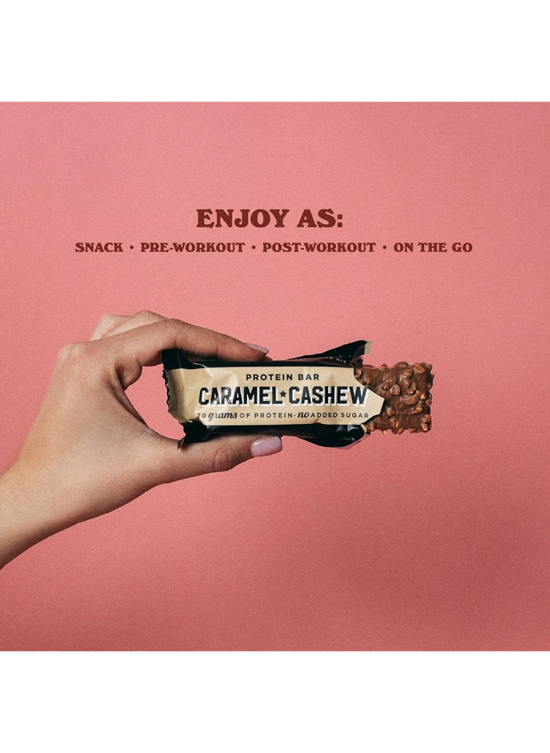 Barebells Caramel Cashew Protein Bar 55g (20g Protein) - Image 4
