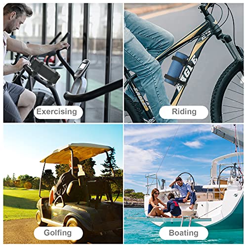 TXEsign Portable Speaker Mount for Bike Golf Cart UTV Boat Railing, Metal Speaker Mount Strap Holder Attachment Accessory Holder Bar Rail for JBL Flip 4/5/6 - Image 4