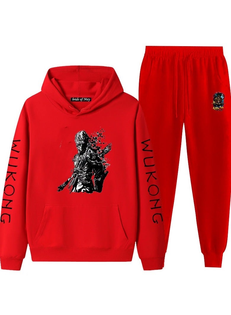 MQD Black Myth Wukong Hooded Sweatshirt Sports Suit