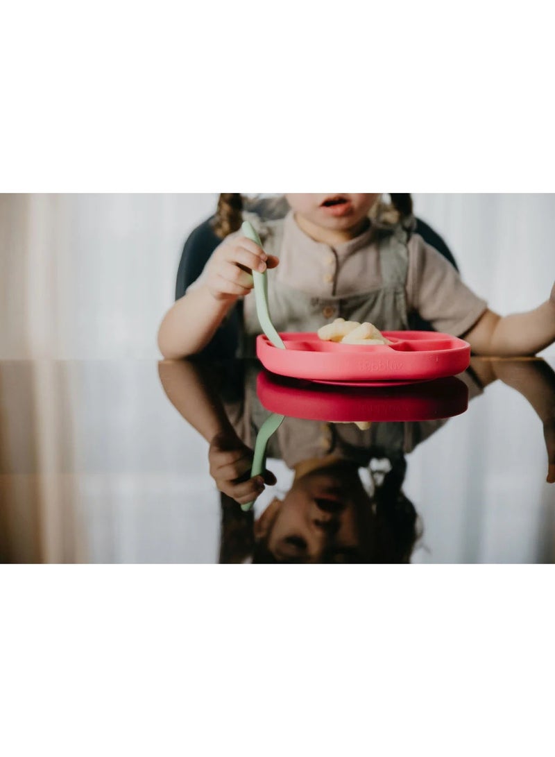 bbluv bblüv Silicone Baby Spoons Set - Soft, BPA-Free, Gum-Friendly, Dishwasher Safe, 5-Pack, 4M+ Infant Feeding Essentials, Durable & Stain-Resistant – Multicolor - Image 3