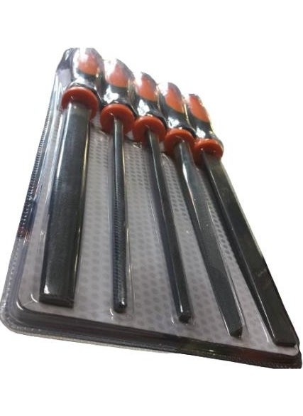 RICO RC2160 5-Piece Professional File Set 8" 20 cm T12  - Image 2
