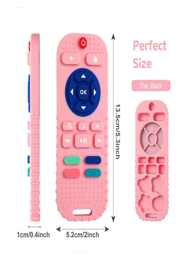 Proxin Silicone Remote Shaped Teether For Baby with Soft Textures to Soothe Gums, Non-toxic Silicone Teething Toy for Developing Babies Biting Skills with BPA Free, Food Grade Teethers for 3 to 24 Months Babies - Image 3