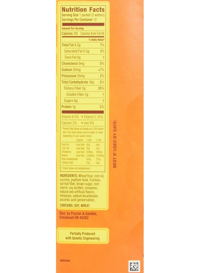 Metamucil مكعبات ألياف ميتاموسيل بنكهة التفاح المقرمش 24 قطعة (عبوة من 6) - Image 2