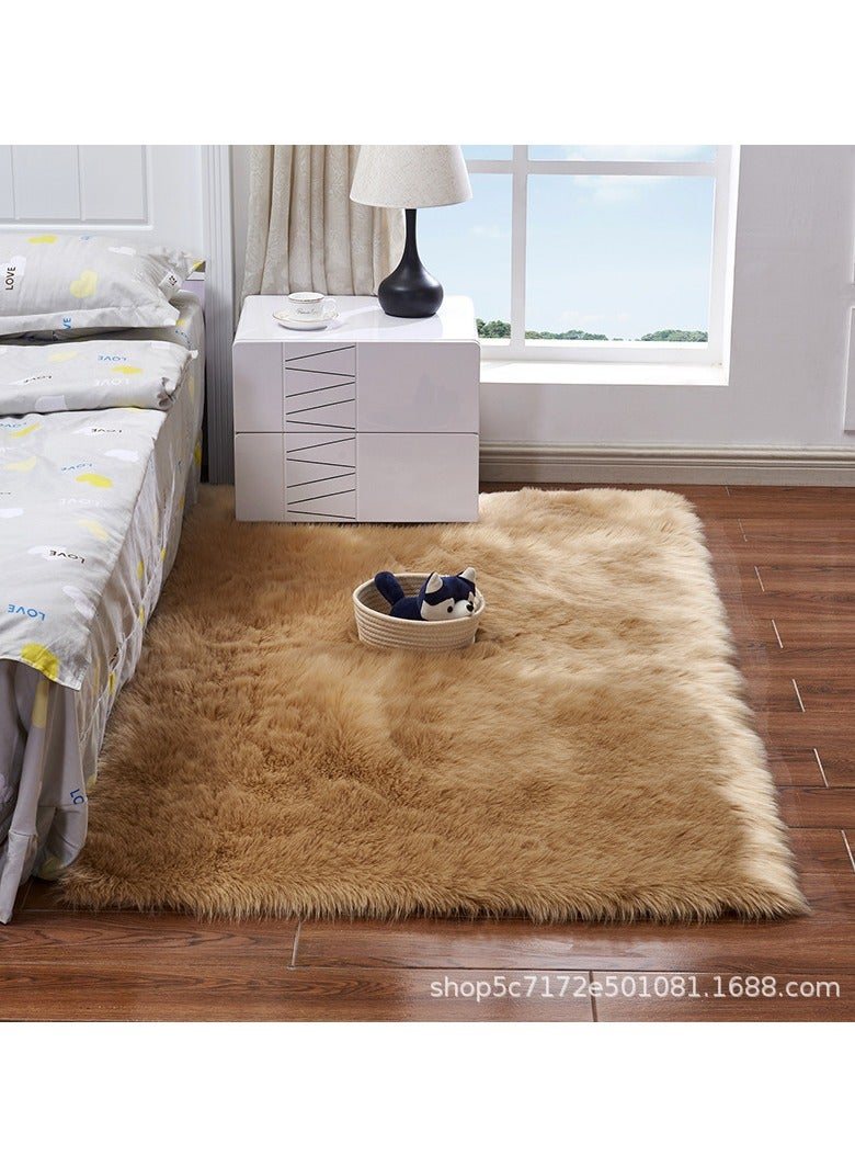 Nariele Faux Sheepskin Wool Fluffy Rug