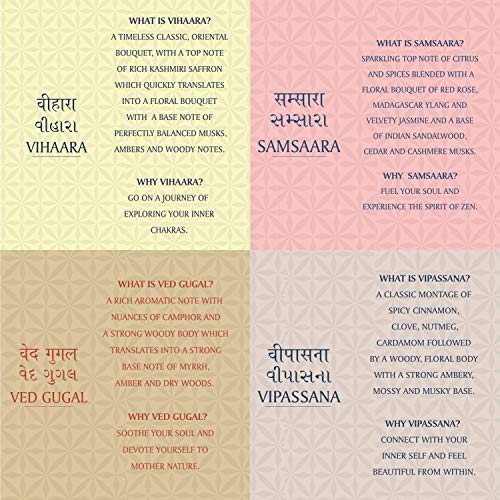 Anant Natural Hand Rolled Premium Fragrance Incense Sticks | Pack of 4 | Samsaara | Vipassana | Ved Gugal | Vihaara | Spiritual Agarbattis - 40 Sticks/Box - Image 5