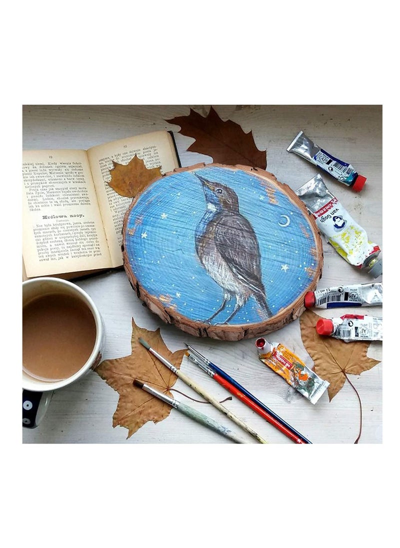 Y&D - Unfinished Wood Slices  Large Slices for Crafts, Centerpieces Tables Slabs DIY Painting Displaying - Image 1
