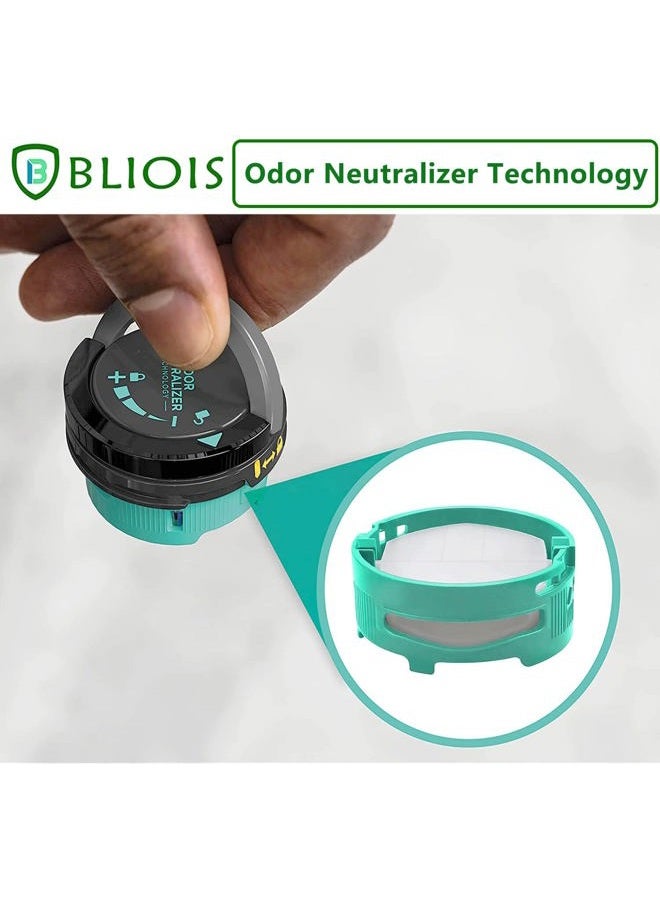 BLIOIS [4 Pack] Replacement for Shark Odor Neutralizer Cartridge, Odor Elimination Replacement for Shark Vacuum Cleaner Accessories AZ3002 HZ3002 And air purifier hp302. -1541fc3000,Teal - Image 5