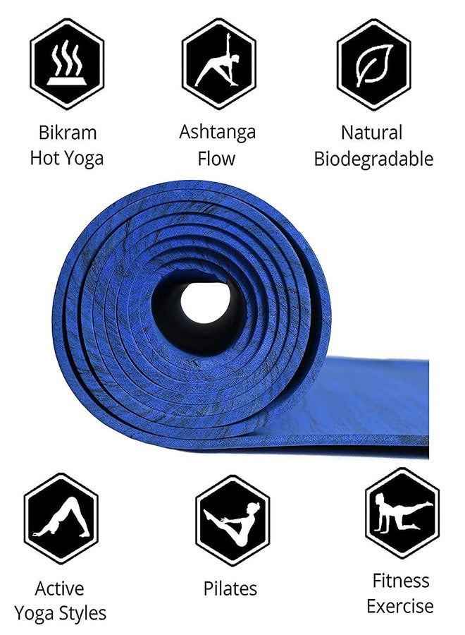 AESTROKE Yoga Mat (4 mm) for Men & Women with Carry Strap| | Exercise Mat for Workout Yoga Fitness Pilates and Meditation, Anti Skid |Anti Slip For Home & Gym - Image 5