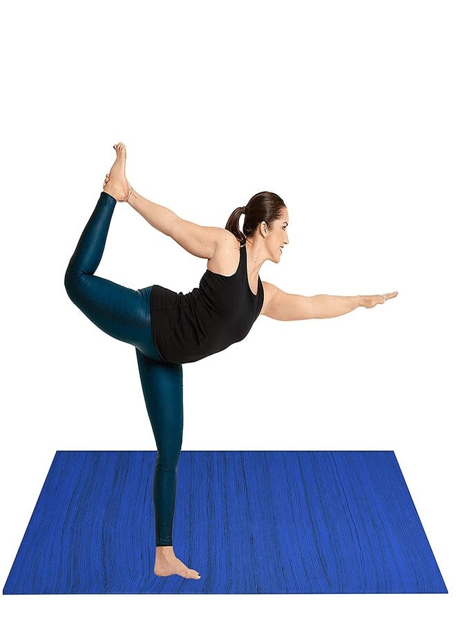 AESTROKE Yoga Mat (4 mm) for Men & Women with Carry Strap| | Exercise Mat for Workout Yoga Fitness Pilates and Meditation, Anti Skid |Anti Slip For Home & Gym - Image 3
