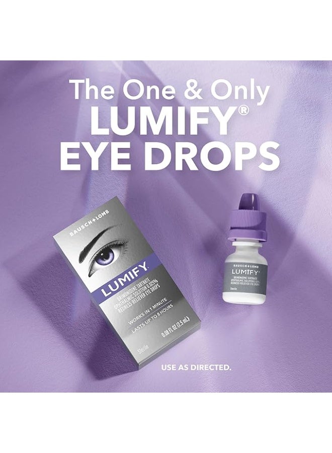 Lumify قطرات لوميفاي لتخفيف احمرار العين - 0.25 أونصة (7.5 مل) - Image 5