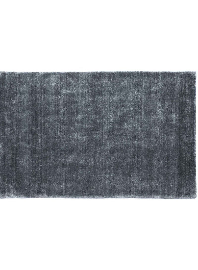 TULIP -100% BAMBOO SILK RUG- 100X150 CMS- GREY - Image 2