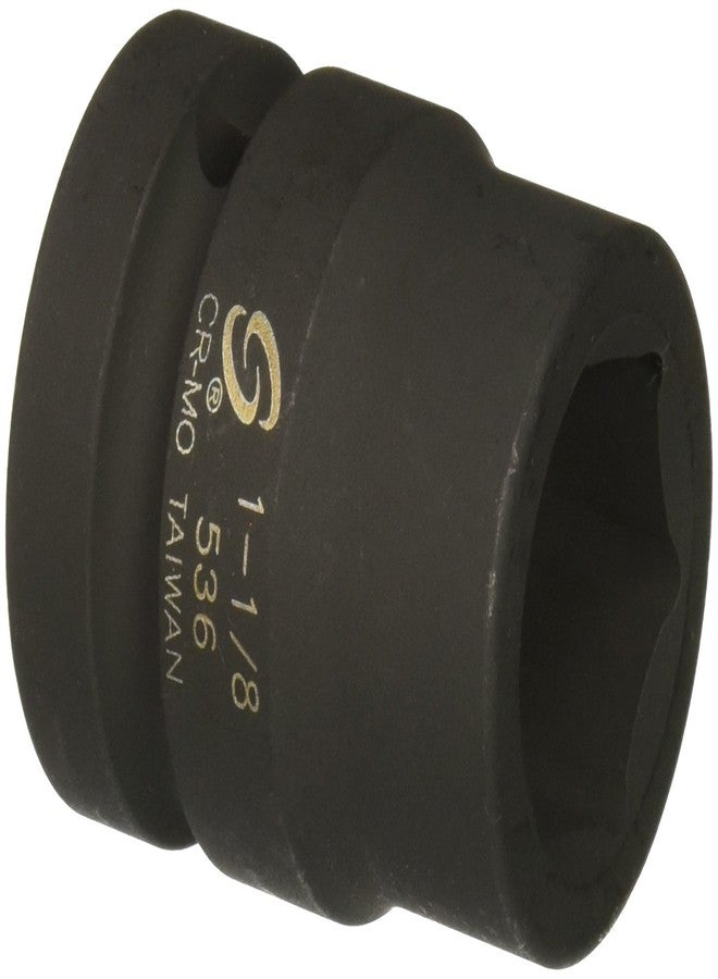 Sunex Tools Sunex 536 1"Drive Standard 6 Pt. Impact Socket 1-1/8" - Image 1