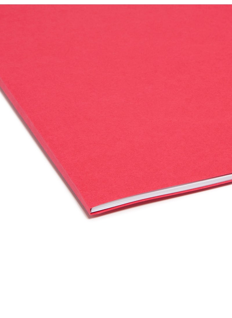 Smead Smead Colored File Folder, 1/3-Cut Tab, Legal Size, Red, 100 per Box (17743)  - Image 5