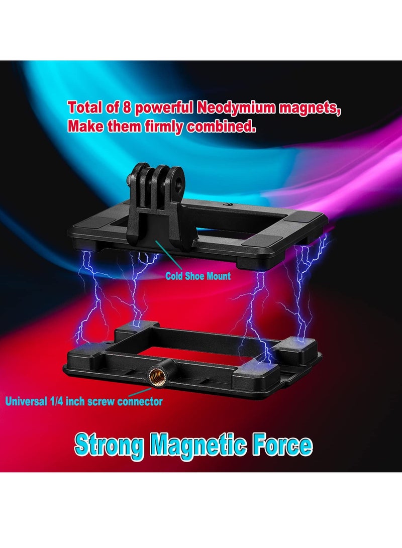 SYOSI Quick-Release Chest Mount for DJI OSMO Action 4 3 and Go-Pro Hero 12 11 Compatible with GoPro Hero 12 11 Sport Camera First Perspective Mount Accessories Magnetic Mount for Hands Free Shooting - Image 3