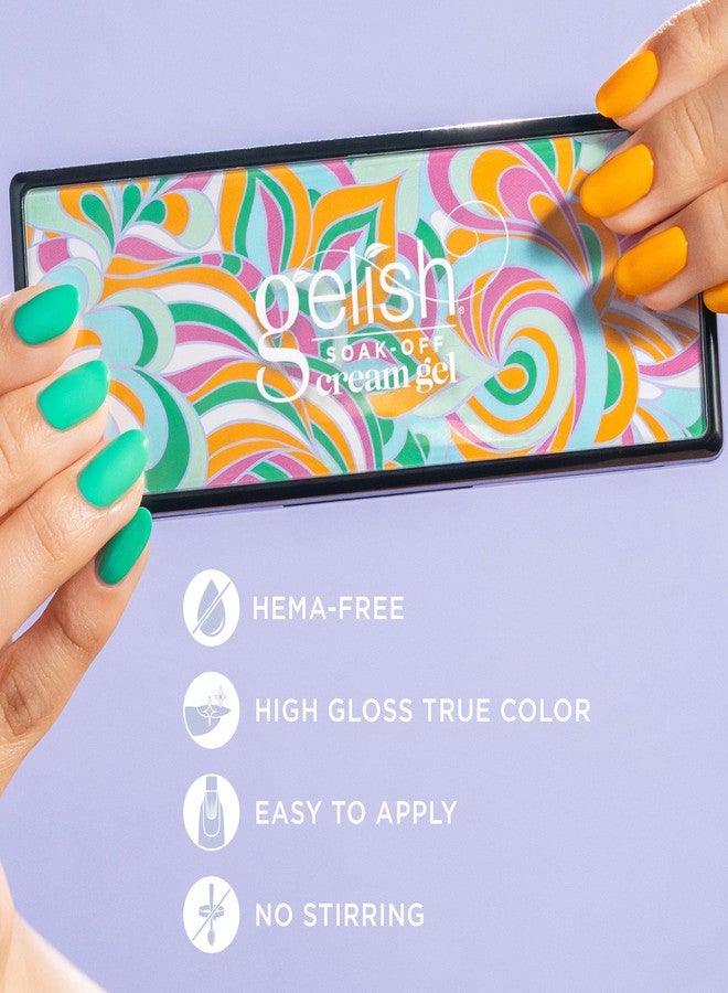 Gelish Cream Gel - Solid Soak-Off Professional Gel Polish for Salon Quality Manicure with Brush, LED Cure, Long-Lasting, High Shine, Easy Application (Pretty Pastels) - Image 4