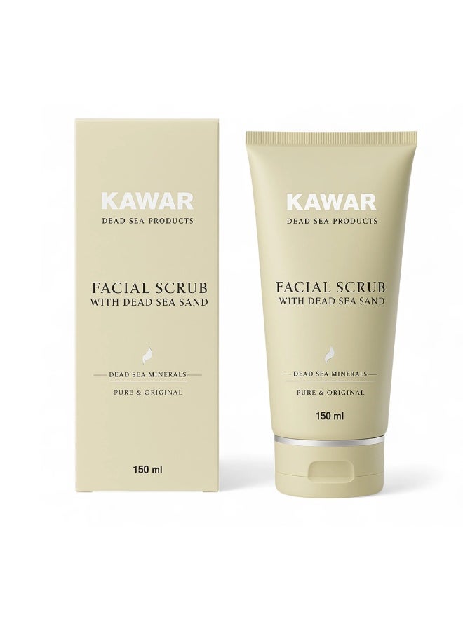 Kawar Facial Scrub With Dead Sea Sand 150ml - Image 1