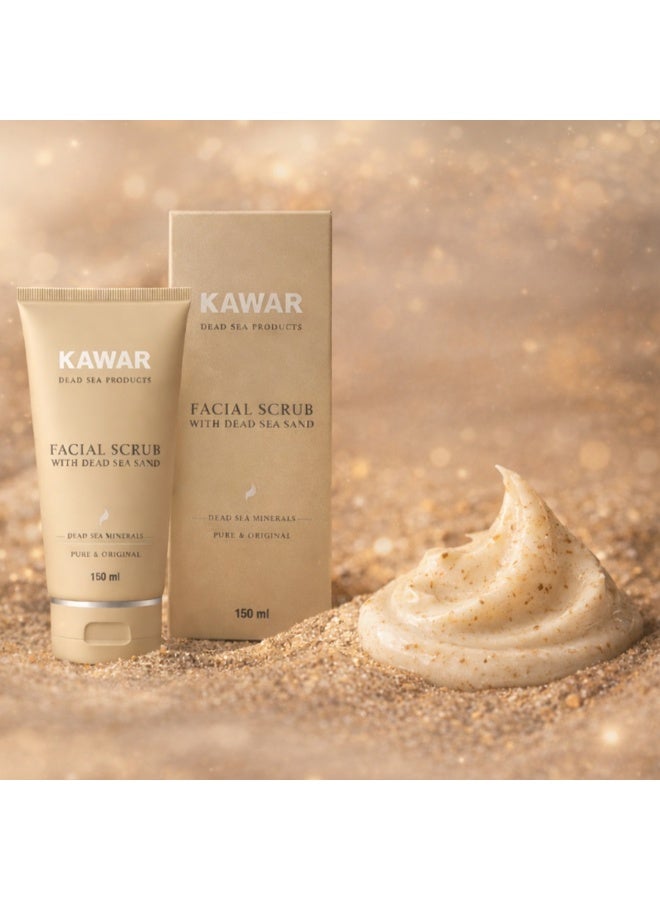 Kawar Facial Scrub With Dead Sea Sand 150ml - Image 2