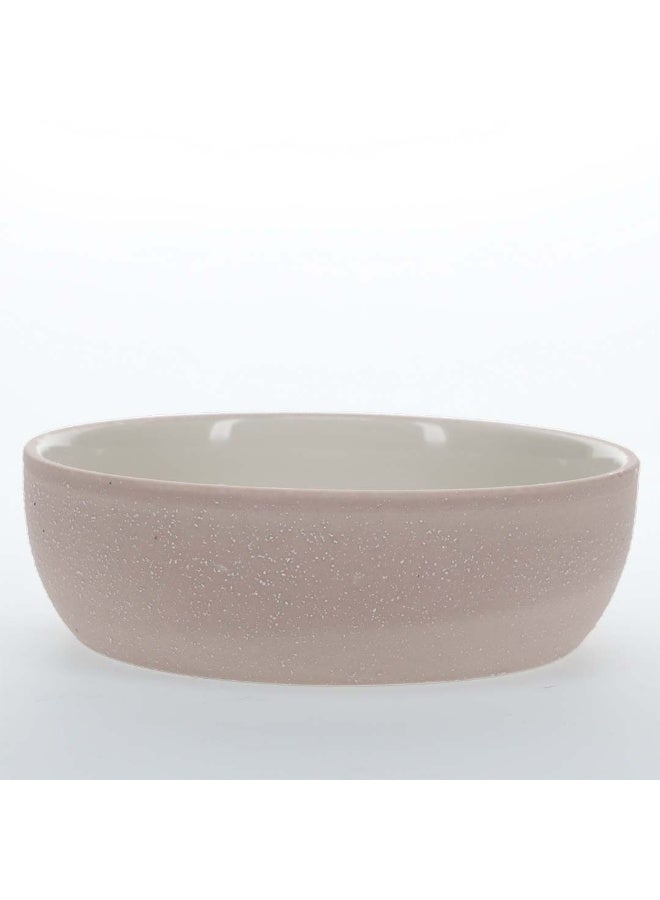 دوفو + وعاء تغذية Duvo+ - حجري - مرجاني رملي كبير - 1580 مل - 22×22×7 سم - وردي - Image 3