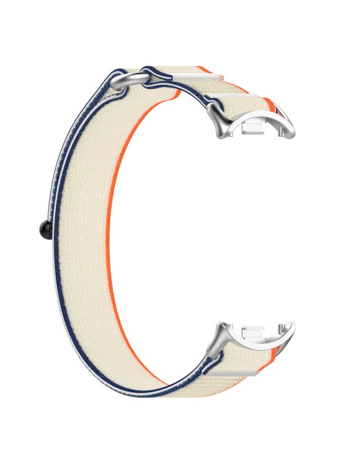 Generic - Xinyuan Shuntong Is Suitable For Xiaomi Mi Band 8NFC Wild Trail Woven Strap Mi Band8 Double Section Loop Nylon Strap-Color:Yellow With Gray - Image 1