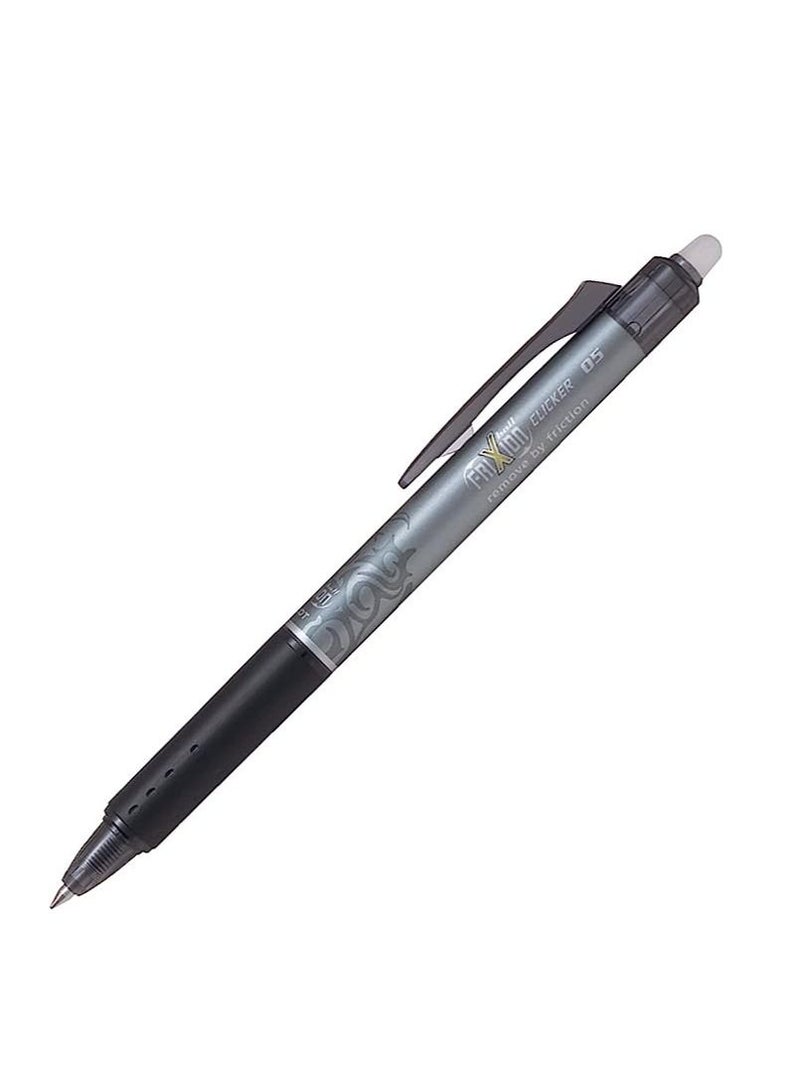 PILOT PILOT 3-Piece Frixion Clicker Erasable Ball Pen 0.5mm Tip Black Ink 