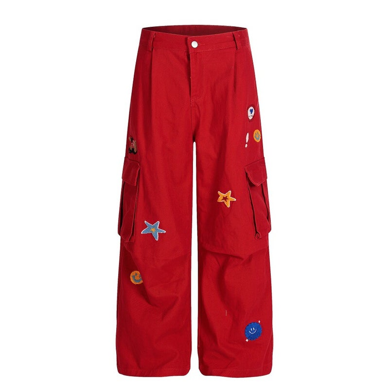 Unisex Classic Denim Jeans Loose Fit Daily Outdoor Wear - Image 1