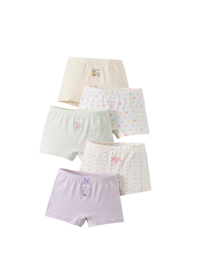 KUYING New Comfortable Skin friendly Breathable Underwear Set 0f 5