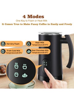 Generic Milk Frother, 4 in 1 Electric Milk Steamer, Automatic Hot and Cold Foam Maker , 12 oz/350ml Detachable Milk Steamer for Coffee, Latte, Hot Chocolates, Cappuccino  - Image 2