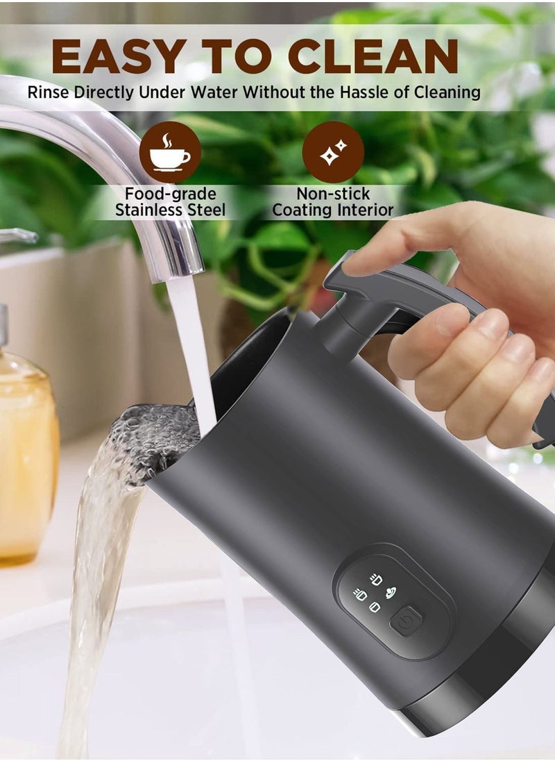 Generic Milk Frother, 4 in 1 Electric Milk Steamer, Automatic Hot and Cold Foam Maker , 12 oz/350ml Detachable Milk Steamer for Coffee, Latte, Hot Chocolates, Cappuccino  - Image 5