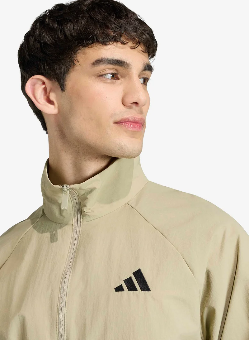 Adidas  Essential Small Logo Windbreaker for Men | Best Price UAE
