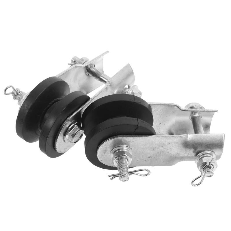 2Pcs Iron Ceiling Fan Mounting Bracket With Rubber Support Installation Hardware Accessories - Image 2