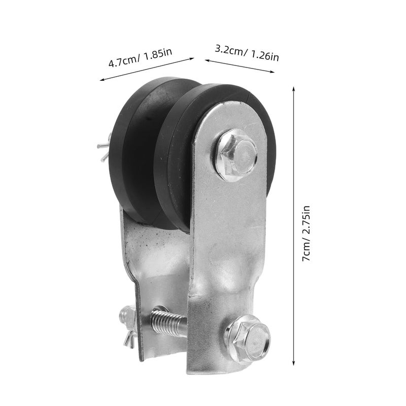 2Pcs Iron Ceiling Fan Mounting Bracket With Rubber Support Installation Hardware Accessories - Image 3