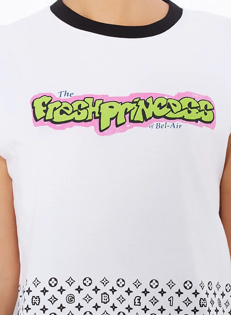 This is a Love song Fresh Princess Crop Top