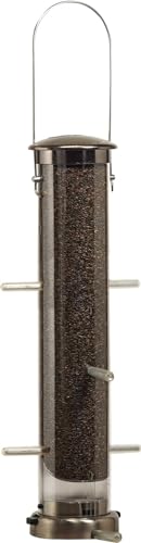 Aspects 400 Quick-Clean Thistle Tube Feeder, Medium - Brushed Nickel - Image 5