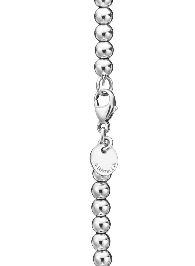 Tiffany & Co. Tiffany Heart Enamel Beaded Bracelet 4mm - Image 2