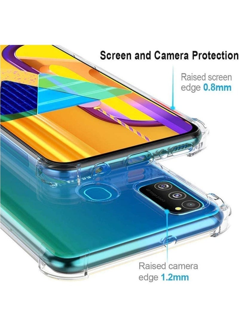 ELTRAZONE Samsung Galaxy M30S Case Cover Protective Shock Absorption Bumper soft Transparent Case (Clear) - Image 3