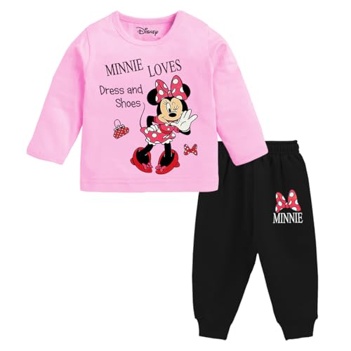 Kuchipoo © Disney Baby Girl Regular Fit Cotton T-Shirts and Pyjamas Set (KUC-PSUT-148, 6-12 Months, Multi-Colored) - Image 4