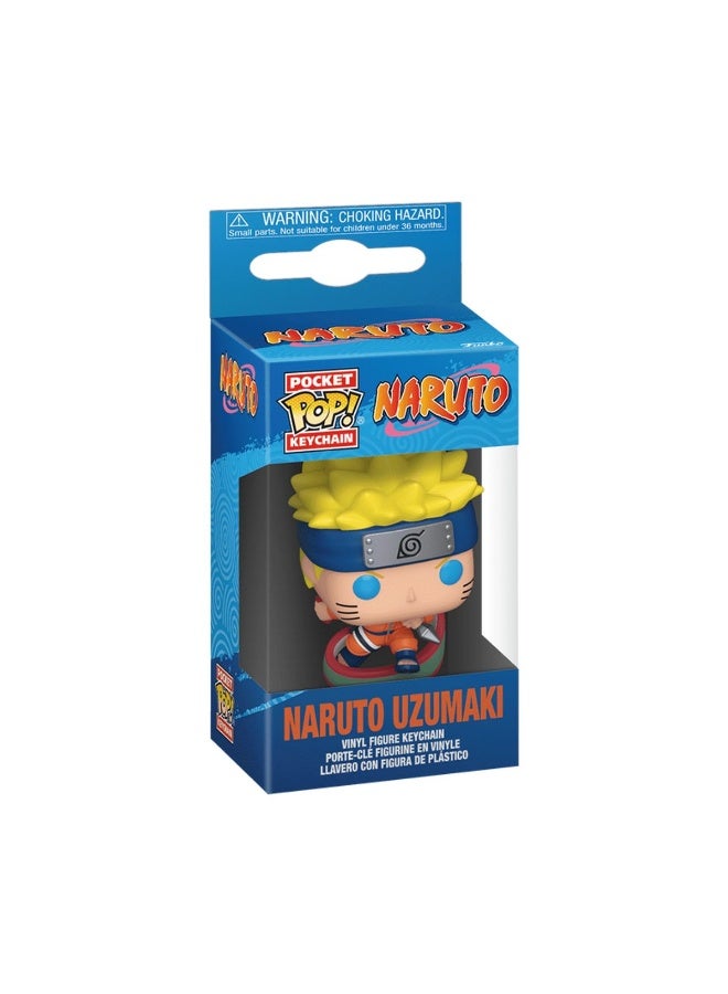 Funko Pocket Pop! Naruto Shippuden Uzumaki With Scroll Vinyl Keychain (10.2 Cm) - Image 1