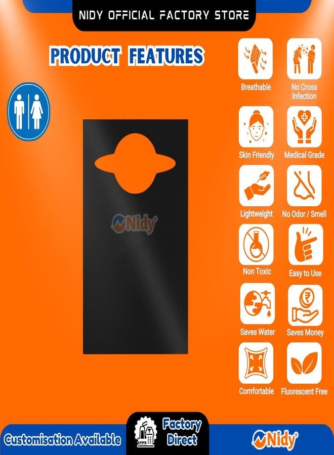 STORE77 Nidy® Disposable Adult Bibs | Non-Woven Waterproof Bibs for Elderly, Hospital, Dental, Feeding & Patient Care | Single Use Hygiene Bib BBQ Party Adult Bibs for Elderly Water Resistant Pack of 50 - Image 2