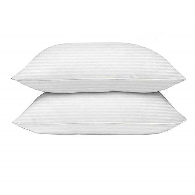 TrueCloud Rectangular 12x24 Inches Cushion Set of 2 Microfiber Hotel Quality Premium Fibre Soft Cushion Lumbar Pillow Filler White